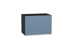 Шкаф верхний горизонтальный Фьюжн 500 Silky Blue / Graphite