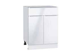 Шкаф нижний с 1 ящиком Фьюжн 601М Angel / Белый