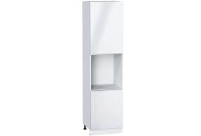 Шкаф пенал под бытовую технику Фьюжн 600Н (для верхних шкафов 920) Angel / Белый