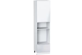 Шкаф пенал под встраиваемую бытовую технику Фьюжн 600Н (для верхних шкафов 920) Angel / Белый