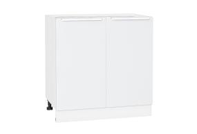 Шкаф нижний под мойку Фьюжн 800 Silky White / Белый
