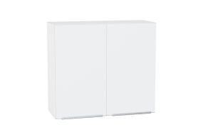 Шкаф верхний Фьюжн 800 Silky White / Белый
