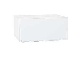 Шкаф верхний горизонтальный с увеличенной глубиной Фьюжн 810 Silky White / Белый