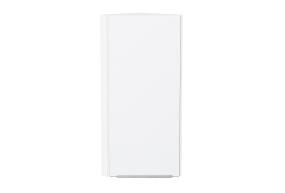 Шкаф верхний торцевой Фьюжн 300Н Silky White / Белый