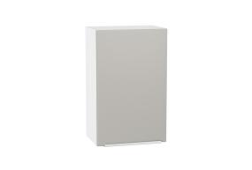 Шкаф верхний Фьюжн 450 Silky Light Grey / Белый