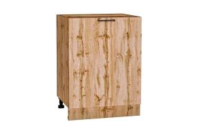 Шкаф нижний под мойку Флэт 600М Wotan Oak 2S / Дуб Вотан