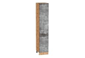 Шкаф пенал Флэт 400 (для верхних шкафов 720) Temple Stone 2S / Дуб Вотан