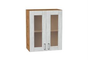 Шкаф верхний со стеклом Лофт 600 Nordic Oak / Дуб Вотан