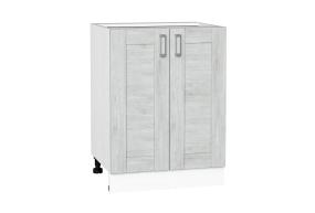 Шкаф нижний под мойку Лофт 600 Nordic Oak / Белый