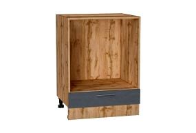Шкаф нижний под духовку Сканди 600 Graphite Softwood / Дуб Вотан