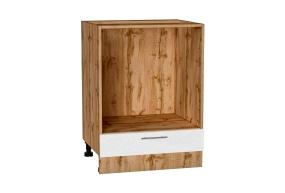 Шкаф нижний под духовку Сканди 600 White Softwood / Дуб Вотан