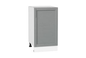 Шкаф нижний Сканди 450 Grey Softwood / Белый