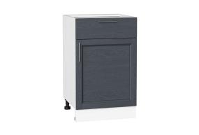 Шкаф нижний с 1 ящиком Сканди 500 Graphite Softwood / Белый