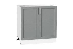 Шкаф нижний Сканди 800 Grey Softwood / Белый