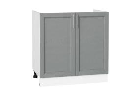 Шкаф нижний под мойку Сканди 800 Grey Softwood / Белый