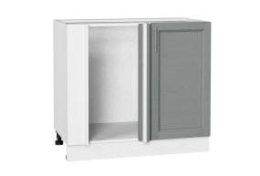 Шкаф нижний угловой Сканди 990М Grey Softwood / Белый