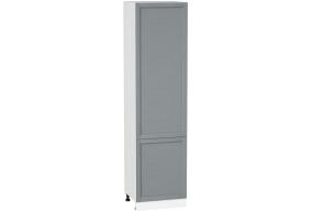 Шкаф пенал Сканди 600Н (для верхних шкафов 920) Grey Softwood  /Белый