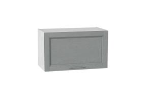 Шкаф верхний горизонтальный с увеличенной глубиной Сканди 610 Grey Softwood / Белый