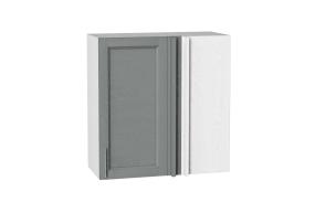 Шкаф верхний прямой угловой Сканди 700 Grey Softwood / Белый