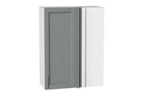 Шкаф верхний прямой угловой Сканди 700Н Grey Softwood / Белый