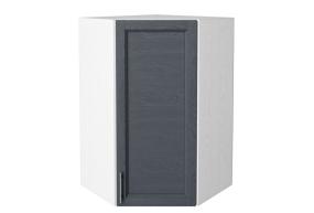 Шкаф верхний угловой Сканди 590Н Graphite Softwood / Белый