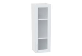 Шкаф верхний со стеклом Сканди 300Н White Softwood / Белый