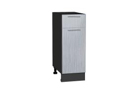 Шкаф нижний с 1 ящиком Валерия-М 300 Серый металлик дождь светлый / Graphite