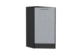 Шкаф нижний торцевой Валерия-М 300 Серый металлик дождь светлый / Graphite