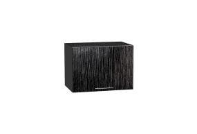 Шкаф верхний горизонтальный Валерия-М 500 Чёрный металлик дождь / Graphite