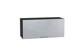 Шкаф верхний горизонтальный Валерия-М 800 Серый металлик дождь светлый / Graphite