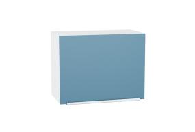 Шкаф верхний горизонтальный Фьюжн 600Н Silky Blue / Белый