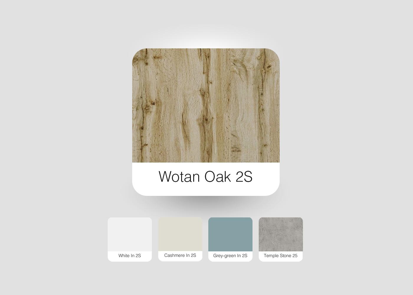 Дополнительное изображение Кухня Флэт-01 Wotan Oak 2S