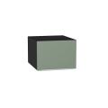 Шкаф верхний горизонтальный с увеличенной глубиной Фьюжн 510 Silky Mint / Graphite