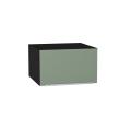 Шкаф верхний горизонтальный с увеличенной глубиной Фьюжн 610 Silky Mint / Graphite