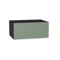 Шкаф верхний горизонтальный с увеличенной глубиной Фьюжн 810 Silky Mint / Graphite