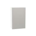 Шкаф верхний Фьюжн 600МН Silky Light Grey / Белый