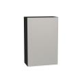 Шкаф верхний Фьюжн 600МН Silky Light Grey / Graphite