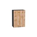 Шкаф верхний Флэт 500 Wotan Oak 2S / Graphite