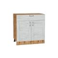 Шкаф нижний с 1 ящиком Лофт 800 Nordic Oak / Дуб Вотан