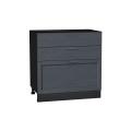 Шкаф нижний с 3-мя ящиками Сканди 800 Graphite Softwood / Graphite