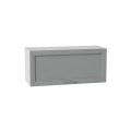 Шкаф верхний горизонтальный Сканди 800 Grey Softwood / Белый