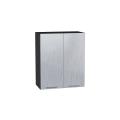 Шкаф верхний Валерия-М 600 Серый металлик дождь светлый / Graphite