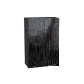 Шкаф верхний Валерия-М 600Н Чёрный металлик дождь / Graphite