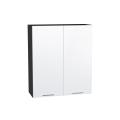 Шкаф верхний Валерия-М 800Н Белый металлик / Graphite