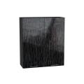 Шкаф верхний Валерия-М 800Н Чёрный металлик дождь / Graphite